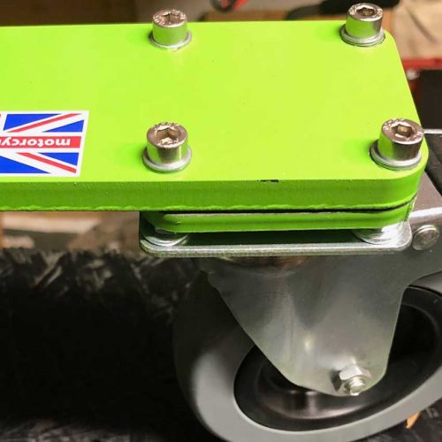 Heavy duty motorcycle park and lift dolly